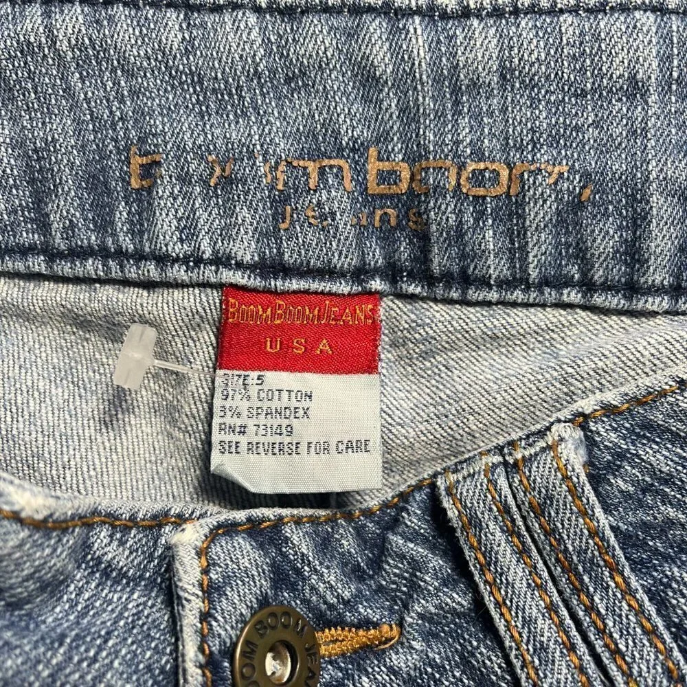 Boom boom jeans bermudas jean shorts size 5